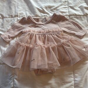 GAP Pink Tulle Kids Casual Dress